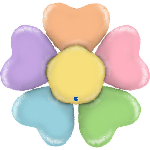 H600 Supershape Foil Balloon Colourful Daisy 31in
