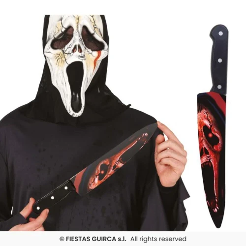 Screaming Bloody Killer Knife 37cm