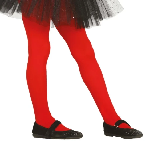 Child Red Tights Age 7 to 10 years