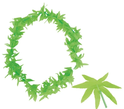 Marijuana Cannabis Leaf Lei