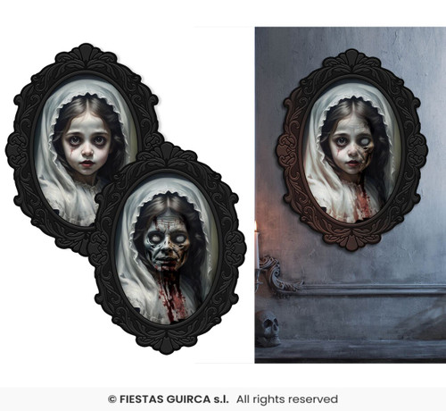 Terrifying Girl Picture 35x48cm PVC