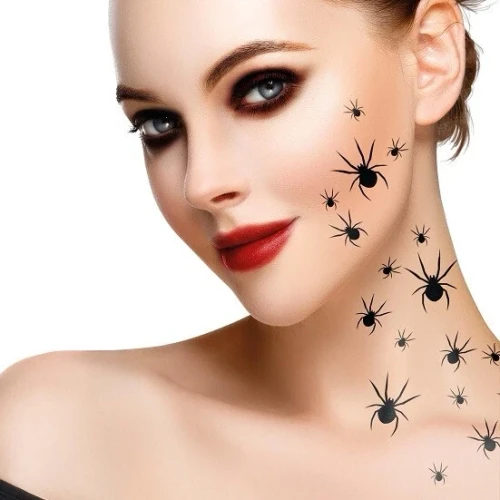 Spider Tattoos 15x11cm Pk32