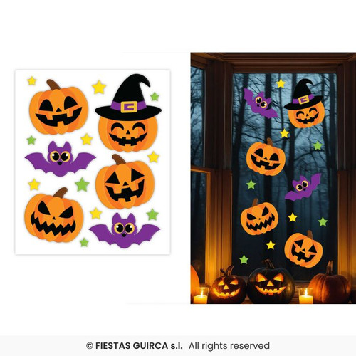 Pumpkin Gel Cling 25x30cm