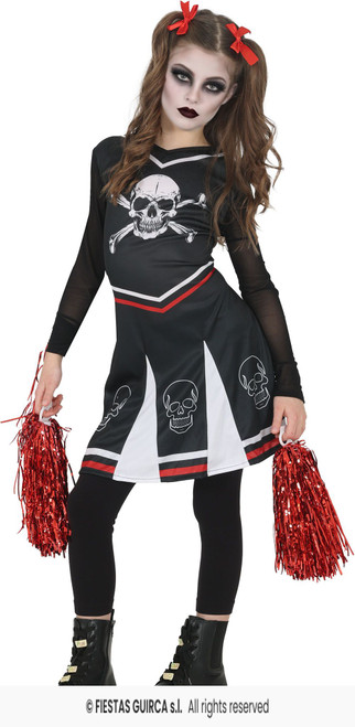 Gothic Cheerleader Age 10 to 12 Years Dress Only