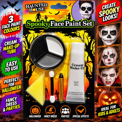 Spooky Face Paint Set