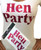 Hen Party Iron on Transfer  