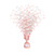 Any Age Rose Gold Balloon Weight Centrepiece