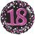 H600 3D Foil Balloon Pink Celebration Age 18