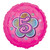 H100 18in Foil Balloon Pink Age 5 Flower