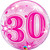 H300 22in Deco Bubble Age 30 Pink