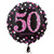 H100 18in Foil Balloon Age 50 Pink Celebration