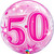 H300 22in Single Bubble Age 50 Pink