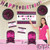Black and Pink Room Decorating Kit