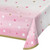 One Little Star Pink Tablecover 54x102in