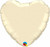 H600 36in Foil Balloon Pearl Ivory Heart