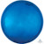 H200 Orbz Foil Balloon Sapphire Blue