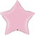 H600 36in Foil Balloon Pearl Pink Star