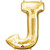 Air Fill Balloon Gold J