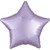 H100 18in Star Foil Balloon Satin Pastel Lilac