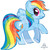 H300 Supershape My Little Pony Rainbow