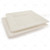 White Plastic Plates Square 23cm Pk6