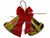 Double Bells with Bow Gold