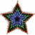 Star Silhouette 50cm Multi Coloured