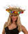Hawaiian Natural Hat With Flowers straw hat