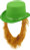 St Patricks Top Hat with Beard