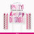 Glitz Pink Happy Birthday Candle Set