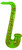 Inflatable Sax Green 75cm