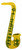 Inflatable Sax Yellow 75cm