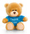 Pippins Thank You Bear 14cm Blue