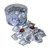 Rose Petals Silver Metallic 150pcs