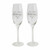 Wedding Day Champagne Flutes