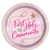 Pink First Holy Communion Plates Pk8