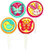 Easter Flexi Cupcake Picks Pk6 