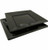 Plate Square Pk6 23cm Black