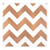 Rose Gold Chevron Drinks Napkin 16PK