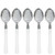 Premium Plastic Spoons White 20PK