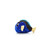 Tangee Bluie Tang Fish Small Plush Toy