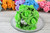 Foam Roses S 5.5cm Pk6 Lime Green