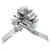 50mm Foil Pullbows Pk20 Silver