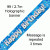 Banner Holographic Happy Birthday 9ft Blue