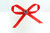 Ribbon Bow 3mm D/F Satin with Diamante Pack12 Red  Self Adhesive