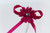 Ribbon Bows Daisy Diamante Pack12 Fuchsia Self Adhesive