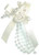 Ribbon Rose Bows Tails 6mm Pack20  Wh/WhBOGOF
