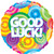 H100 18in Foil Balloon Good Luck Rainbow Circles