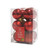 BAUBLES 12pk 50mm RED