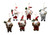 SANTA VINTAGE FIGURINES 18cm